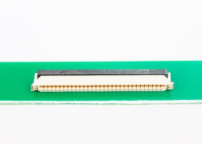 контакт высоты 2.0ММ соединителя пластмассы ФФК ФПК тангажа 1.0ММ двойной, который встали на сторону